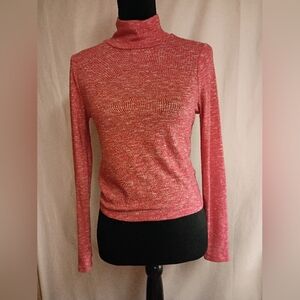 SO Women's Heathered Pink Long Sleeve Top